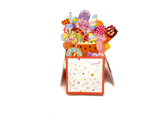 Pop Up Box Birthday Card, Ideal for Children